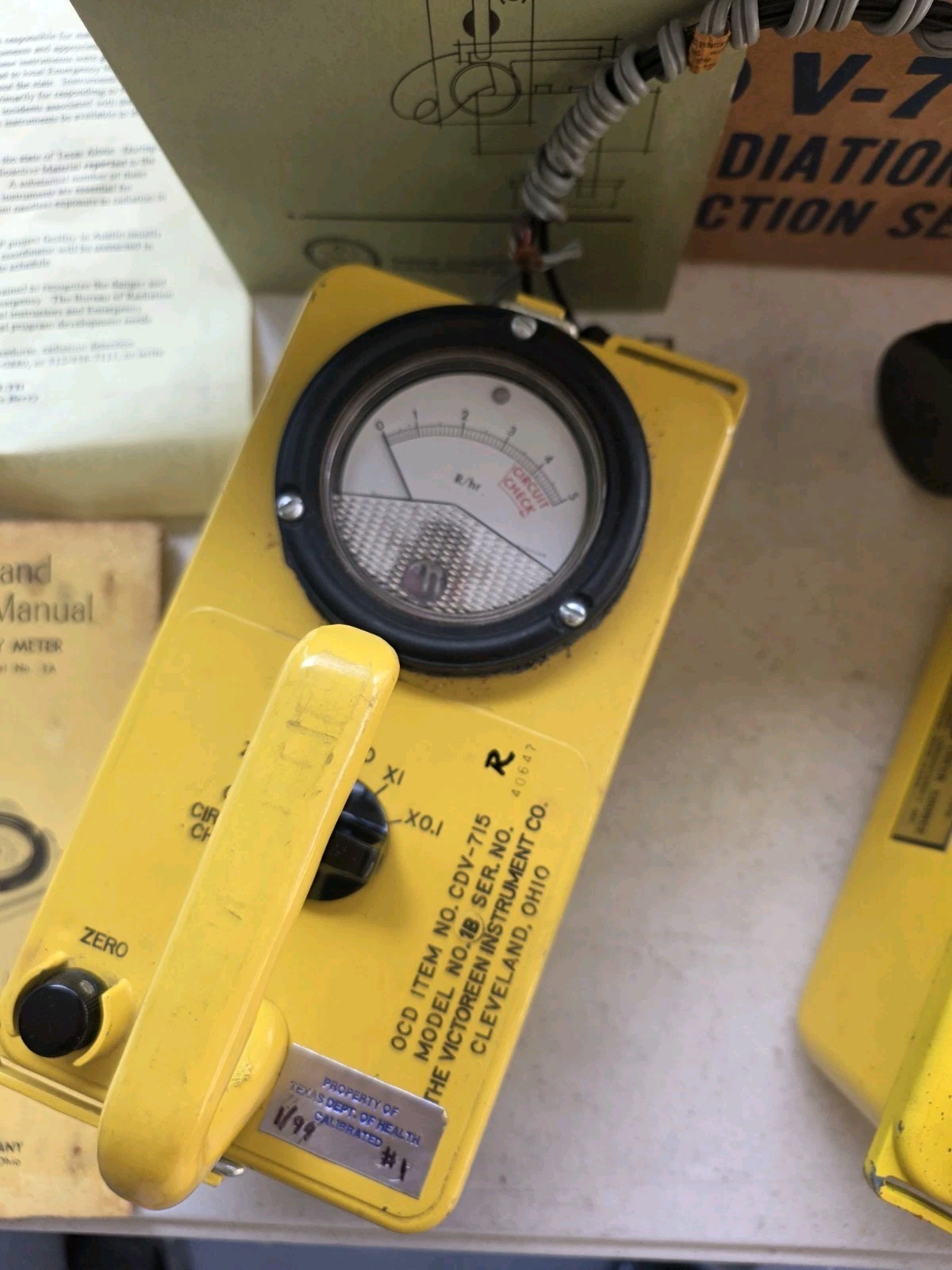 Geiger Counter CD V-777-1 Radiation Detection Set Cold War