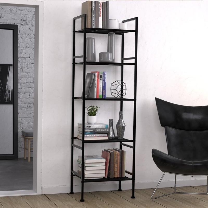 5-Tier Storage Shelf Heavy Duty Rust Proof Easy Assembly Home Office Garage New