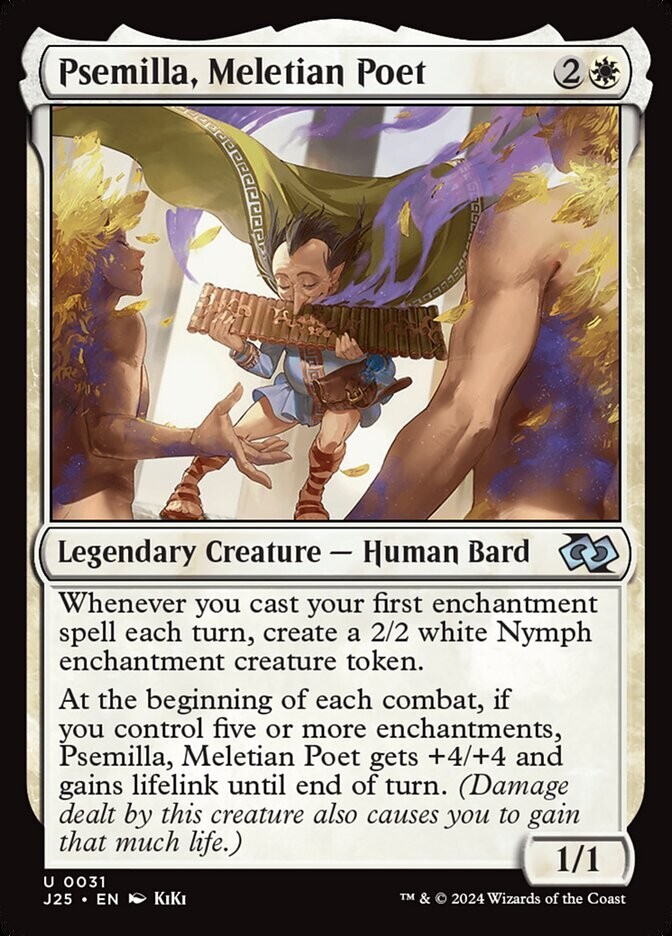 Psemilla, Meletian Poet 0031 Non Foil Uncommon Foundations Jumpstart MTG NM
