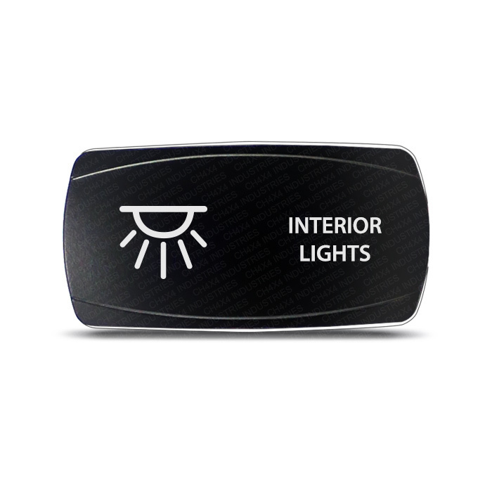 CH4X4 Marine Rocker Switch Interior Lights Symbol