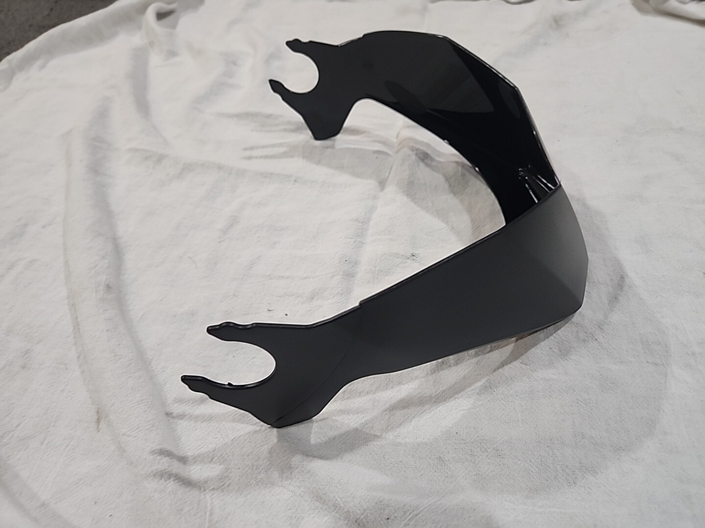 LS2 Matte Black Visor for Verso Helmets - 03-176