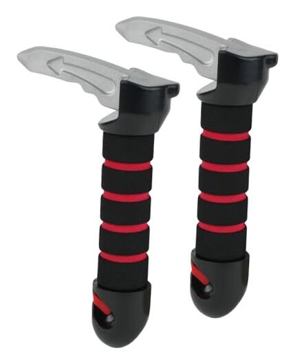 Bates- Car Door Handle for Elderly, 2 Pack, Car Assist Handle for Elderly, Red