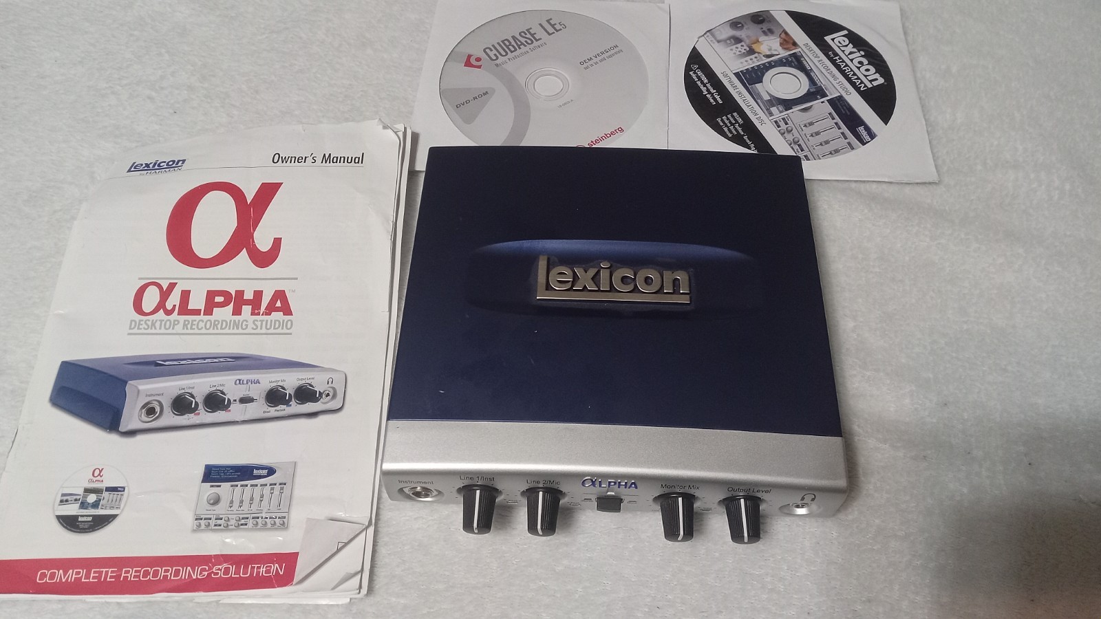 Lexicon Alpha Digital Recording USB Interface Model LEXALPHAV