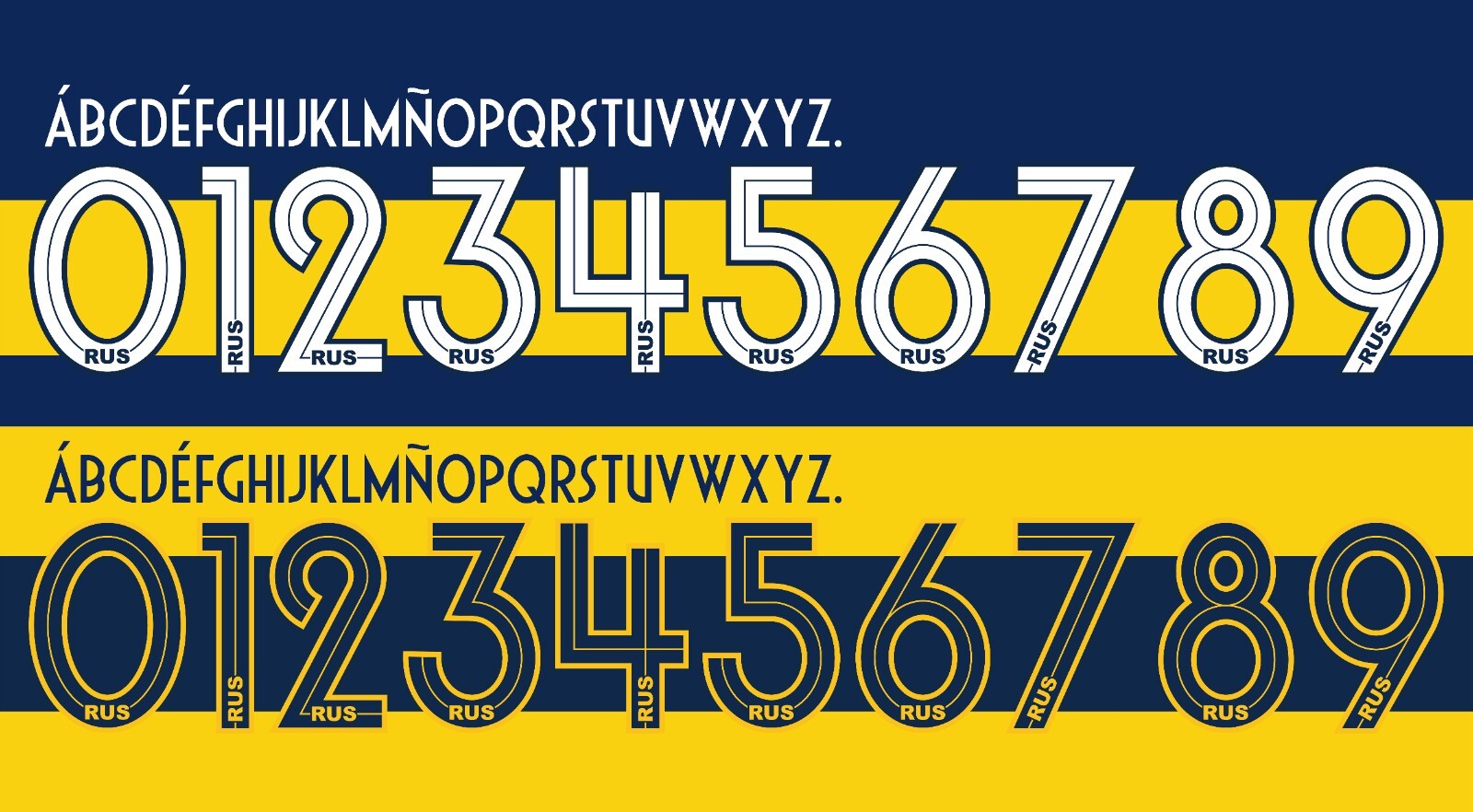 Name&Number Set For Boca Juniors For Season 2019/2020 Home/Away Football Soccer