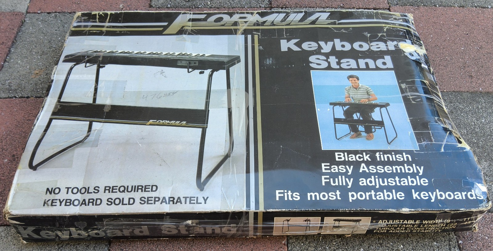 Adjustable Table Style Electronic Keyboard Stand. Fits Most Portable Keyboards