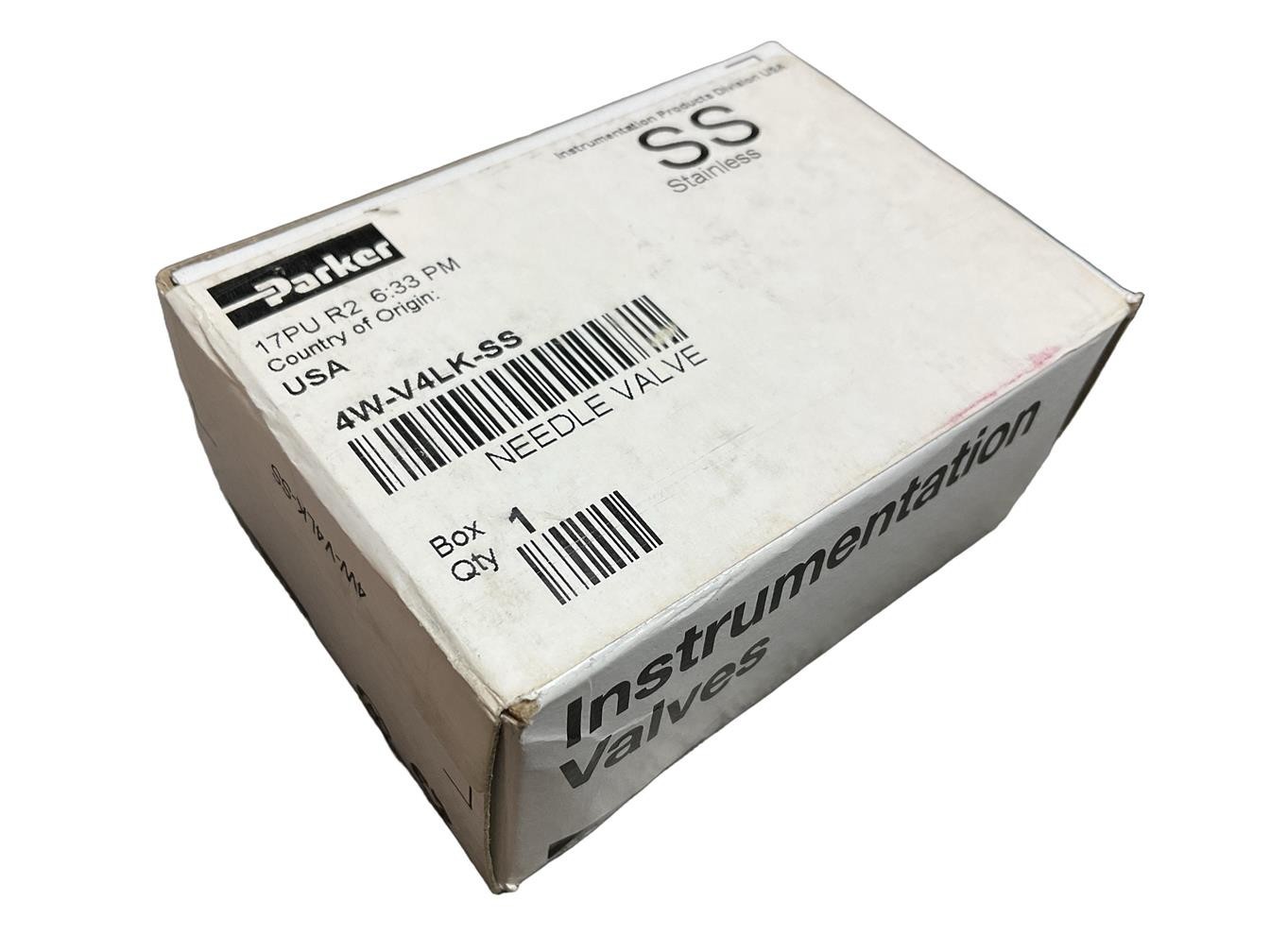 4W-V4LK-SS PARKER  V-SERIES NEEDLE VALVE