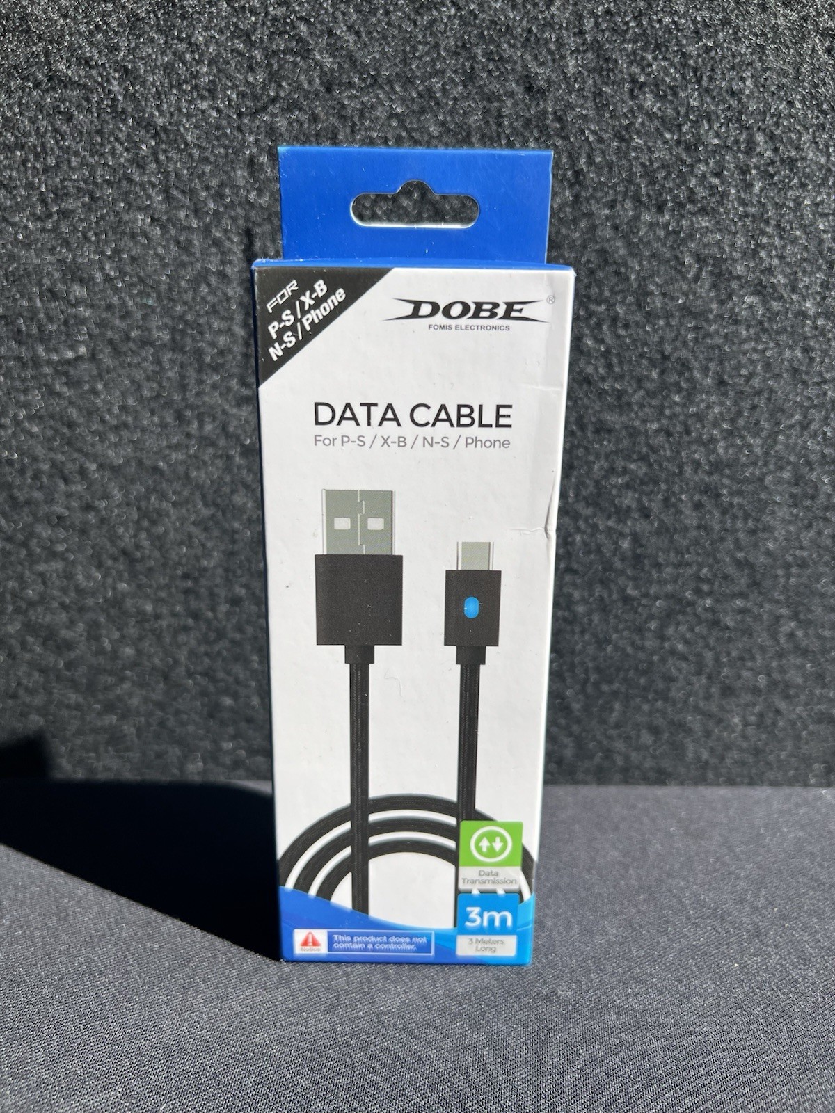 DOBE 3m USB-C Cable for PS5, Xbox, Switch & Phone