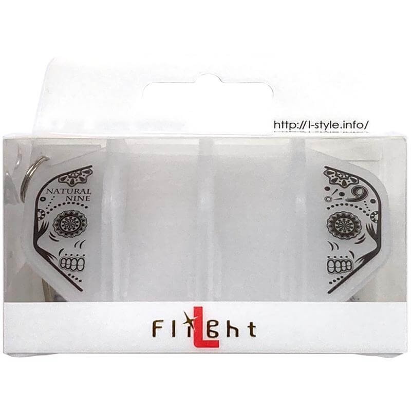 Natural Nine L-Case Calavera Milky White Flight Case