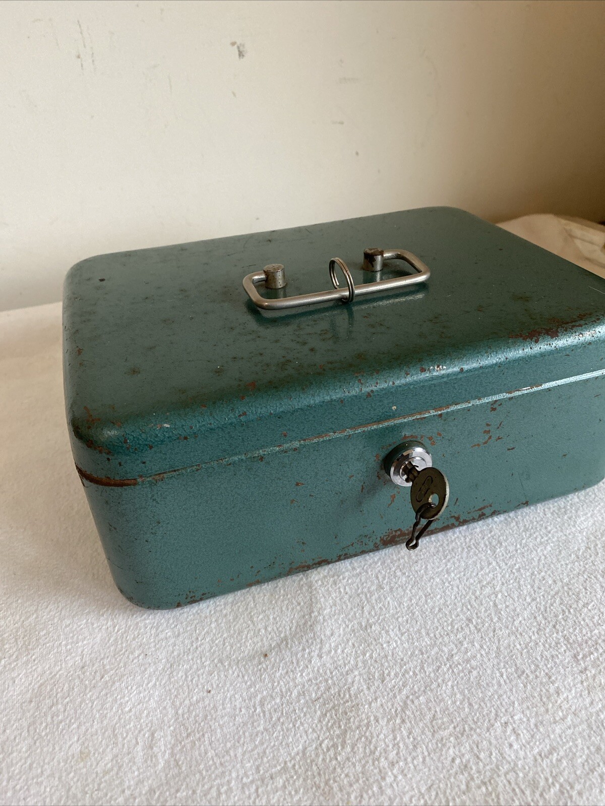 Vintage Strongbox With Key