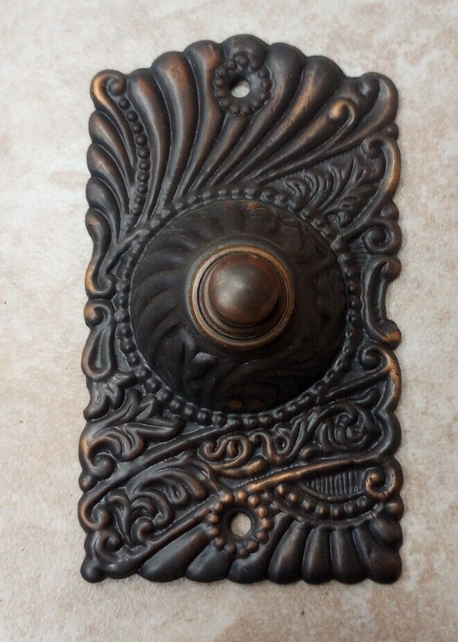 Door Hardware Doorbell Push Button Metal Oil Rubbed Bronze