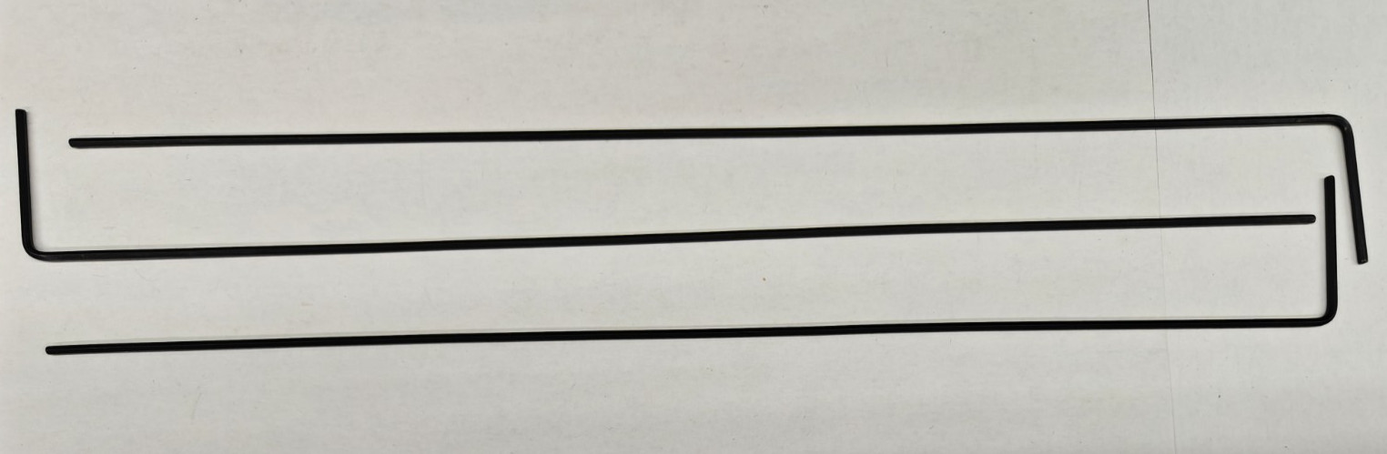 Holo-Krome Allen 3 L Shaped 5/64" x 12" Wrench Hex Key Set Long Arm 58200 USA