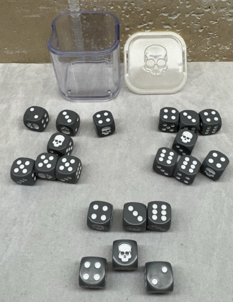 Warhammer 40k: Age of Sigmar - 12mm DICE Cube Gray