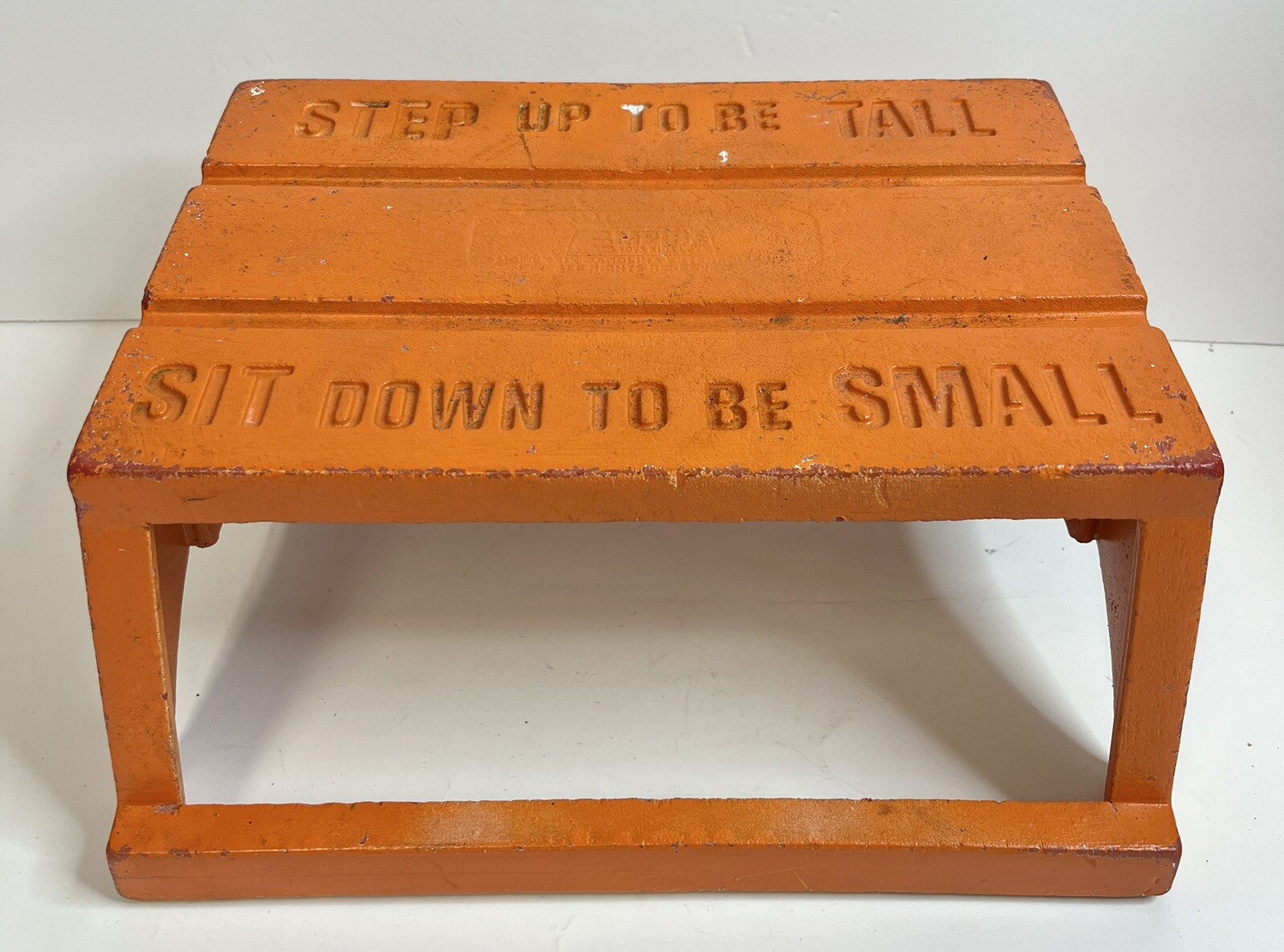 Empire 1979 Step Up To Be Tall Sit Down Be Small Step Stool Toys R Us Rare