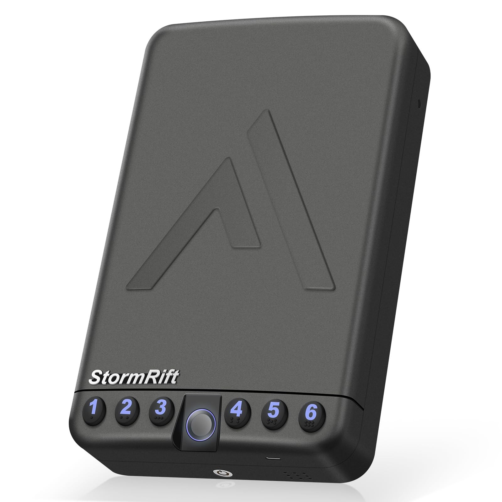 Small Safe for Handgun - Biometric Safe Lock Box with Fingerprint Digital Key...