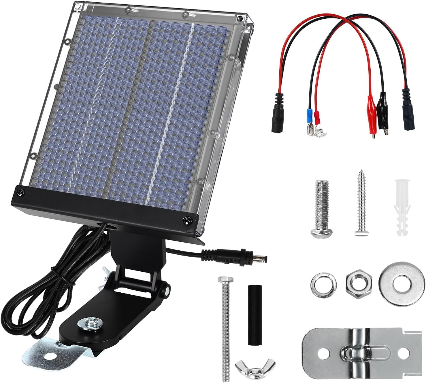 Upgraded Solar Panel for Deer Feeder, 12V Outdoor Hunting Feeder Solar Panel, An