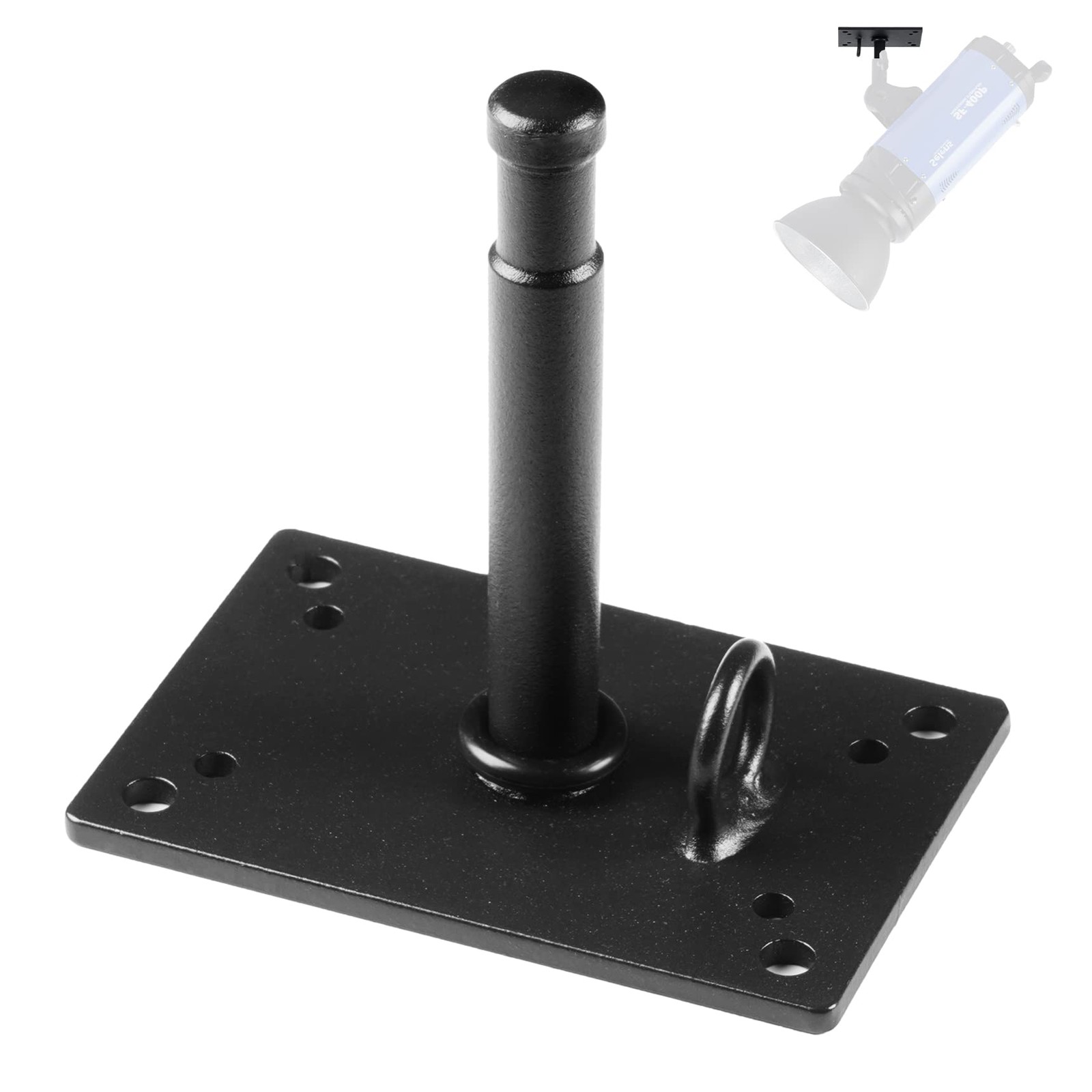 Selens 4.6 inch Wall Ceiling Mount, Baby Pin Wall Plate with 5/8" Stud Adapte...