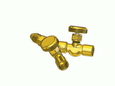 Superior Products YV-420 Valved "Y" Connector, Argon / Inert Gas