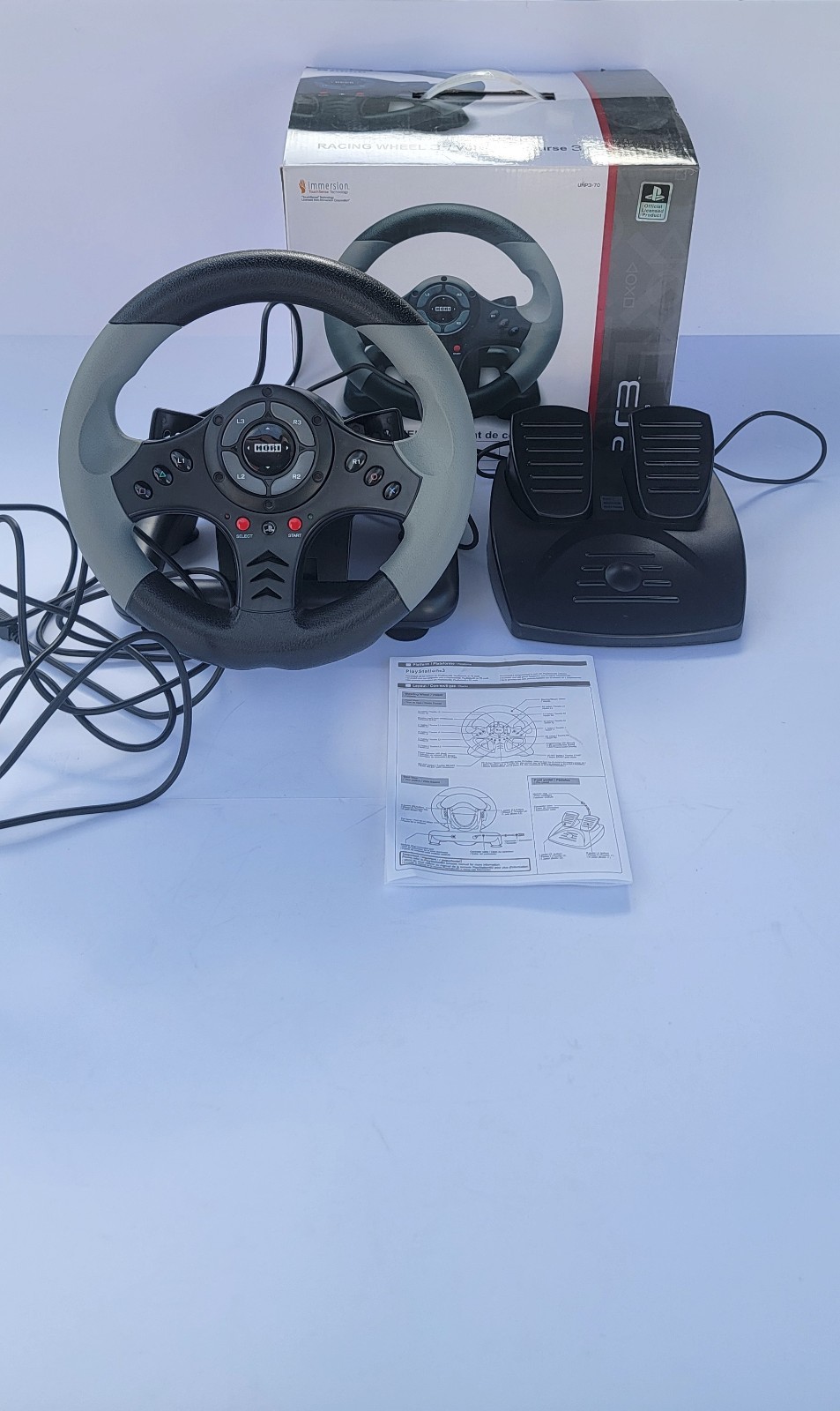 Hori Racing Wheel 3 Race Wheel & Foot Pedals UHP3-70