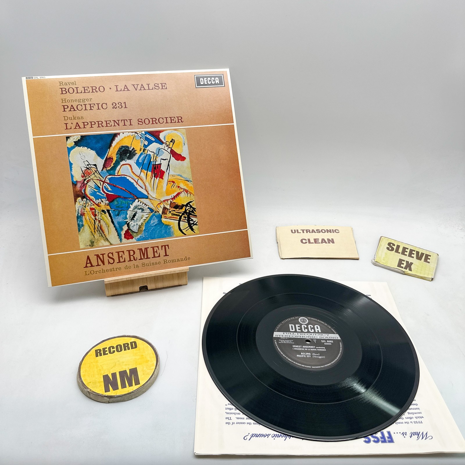 Maurice Ravel, Arthur Honegger...- Works By Ravel, Honegger & Dukas NM/EX Ultra