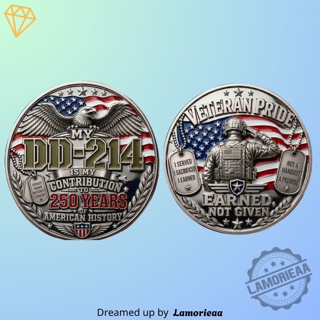 DD-214 Veteran Pride Commemorative Edition Coin CB0712