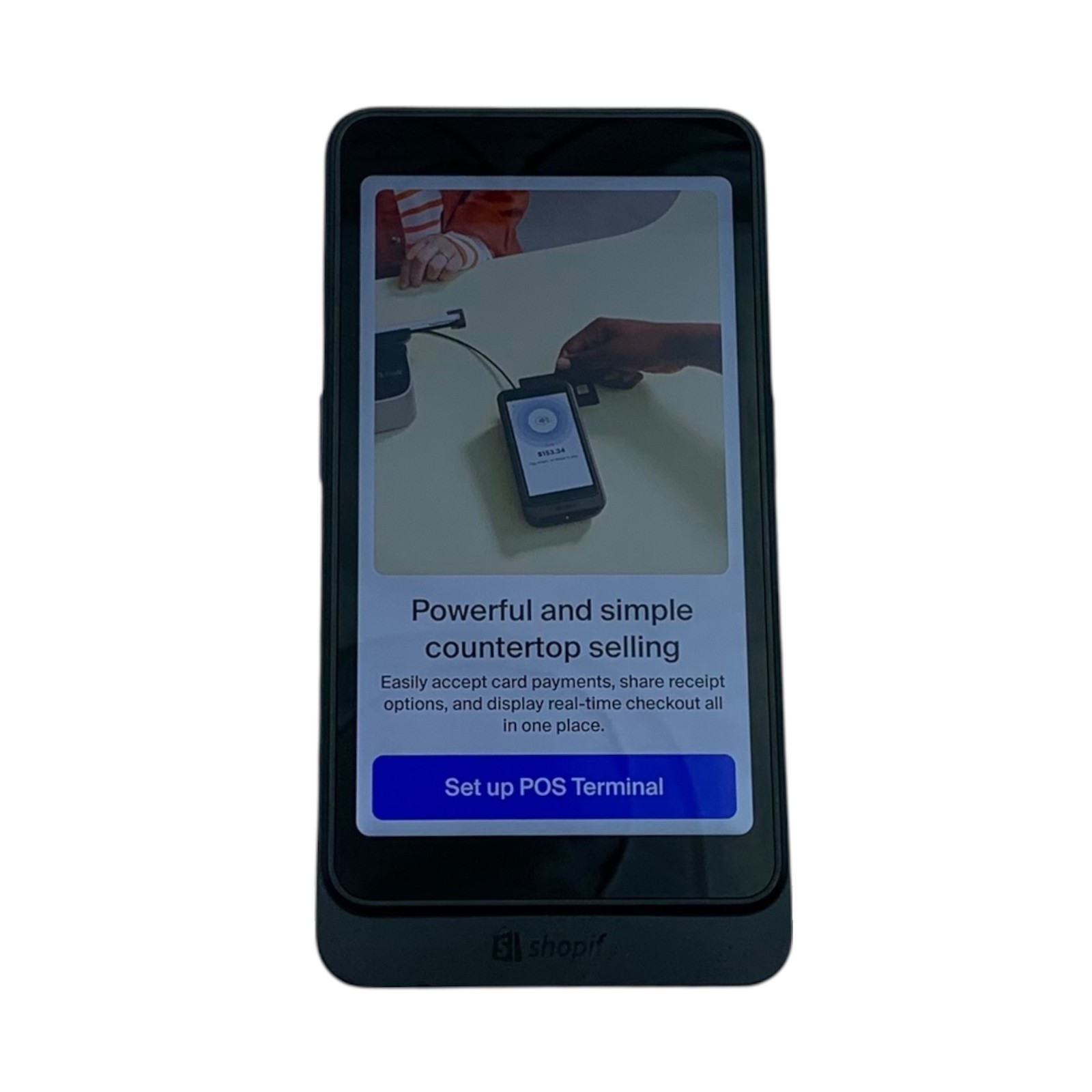 Shopify POS Terminal S2001 Card Reader Countertop Display - (EXCELLENT)