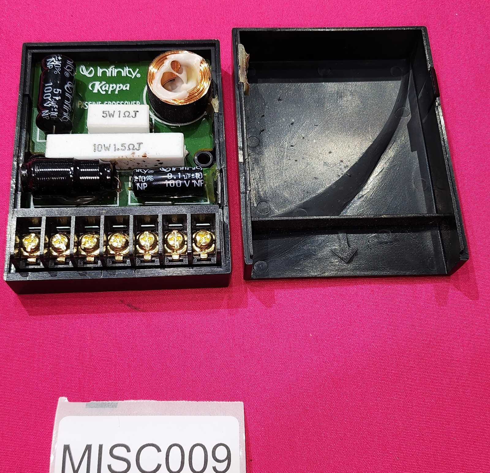 Infinity Kappa Passive Crossover 2-Way Crossover for 4 Ohm Speakers - NOS