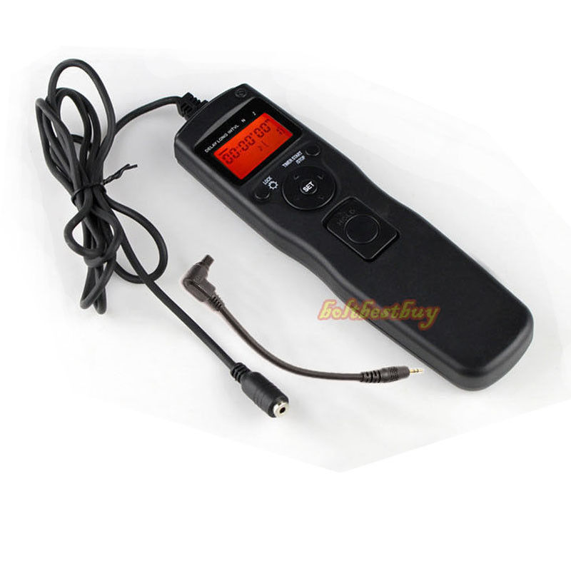 Timer Remote Control Shutter Release for Canon EOS 50D 40D 6D 7D 5D Mark III IV