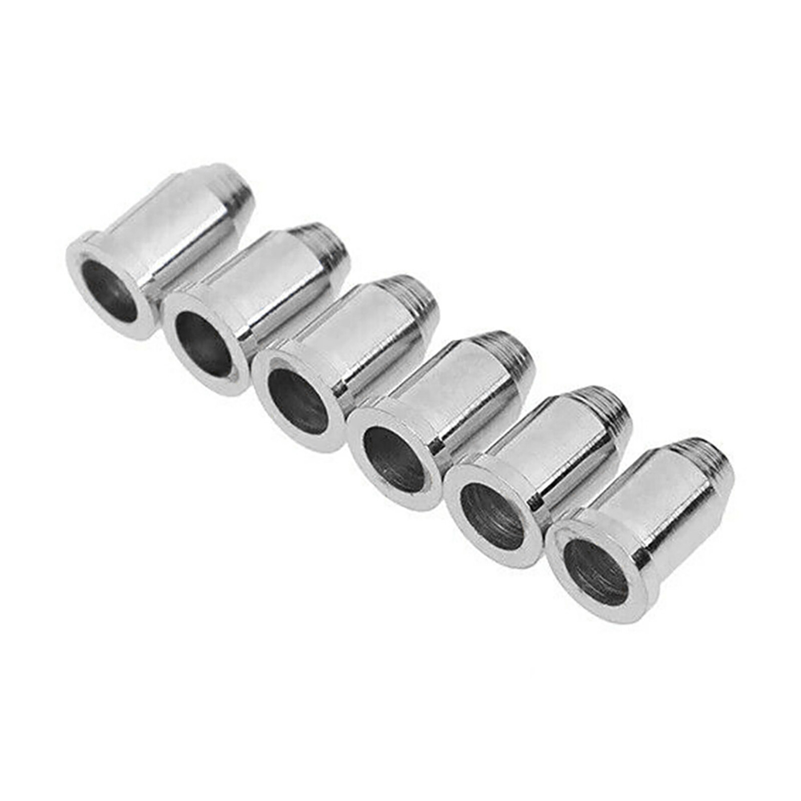 6x Guitar String Through Body Ferrule 1/4" String Ferrules Part for Telecaster