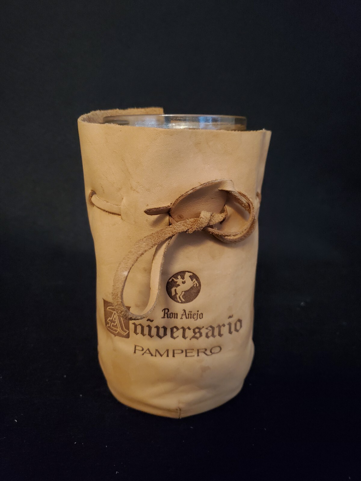 Ron Anejo Aniversario Pampero Venezuelan Rum Leather Pouch Bag Holder ONLY
