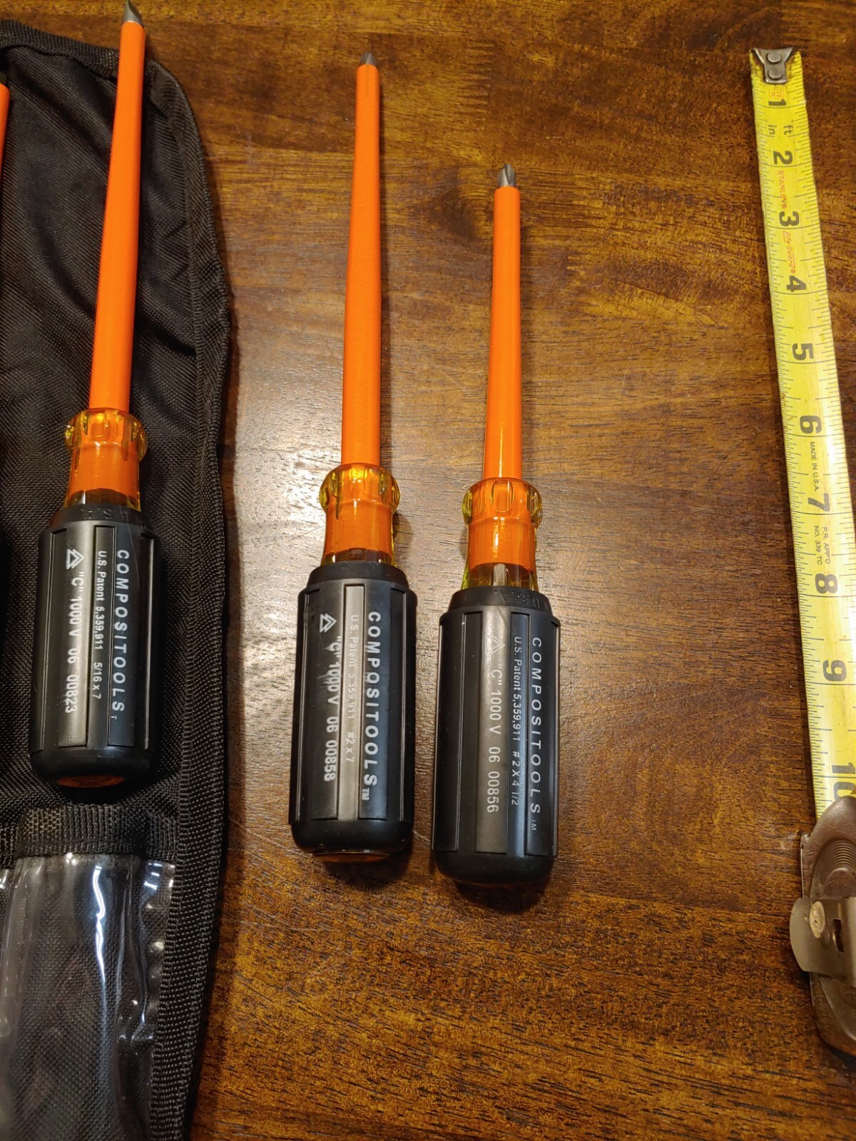 Certified Insulated Products CIP Nutdriver/Screwdriver Set. 1000 Volt