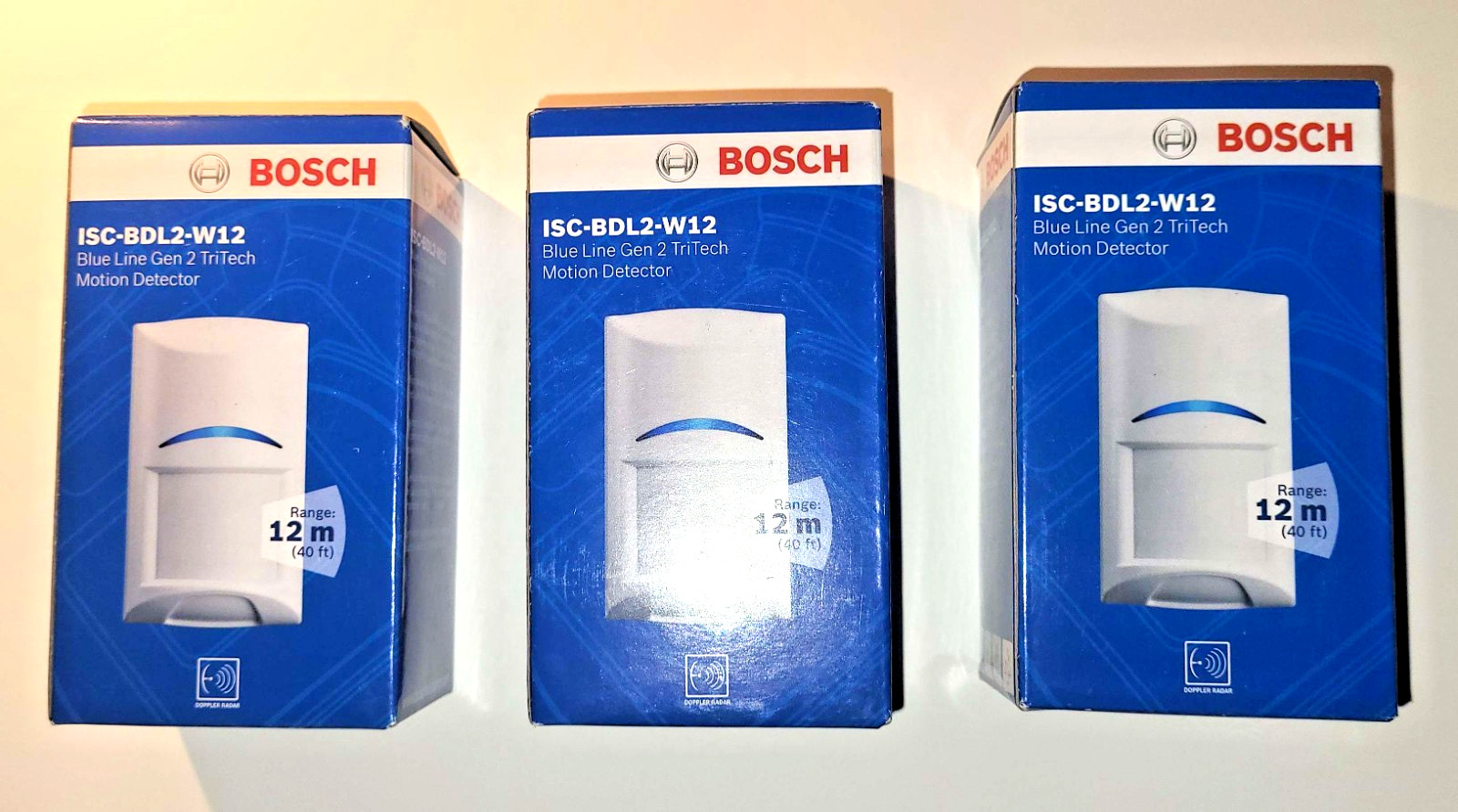 🔥🔥 Bosch ISC-BDL2-W12G Blue Line Gen 2 TriTech Motion Detector 40' Range