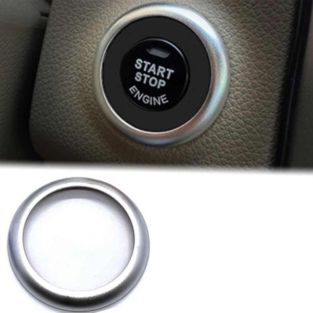 Aluminum Alloy Engine Start Push Button Ring Cover Fit 2014-22 INFINITI Q50 Q60
