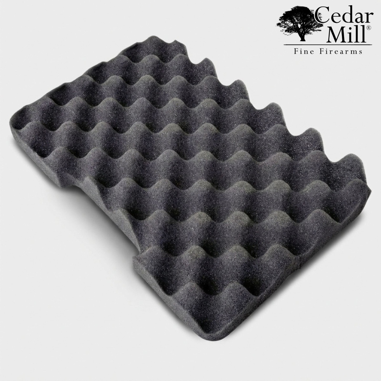 Egg Crate Foam Insert 11.8" x 8.4" x 1.5" Replacement Case Cushion Pad Gun Case