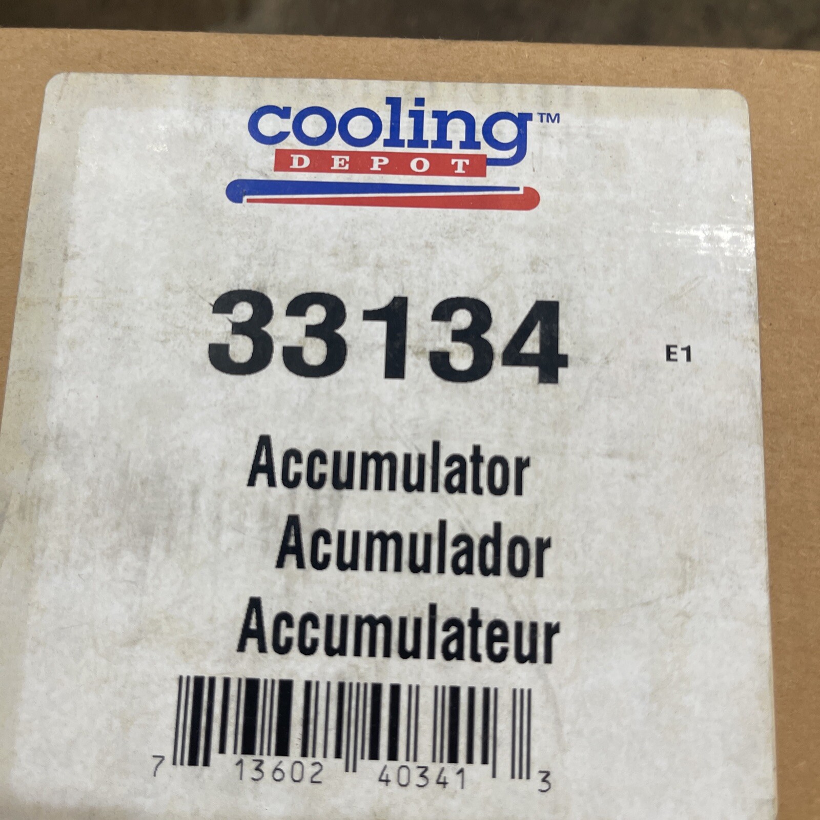 Cooling Depot 33134 Accumulator