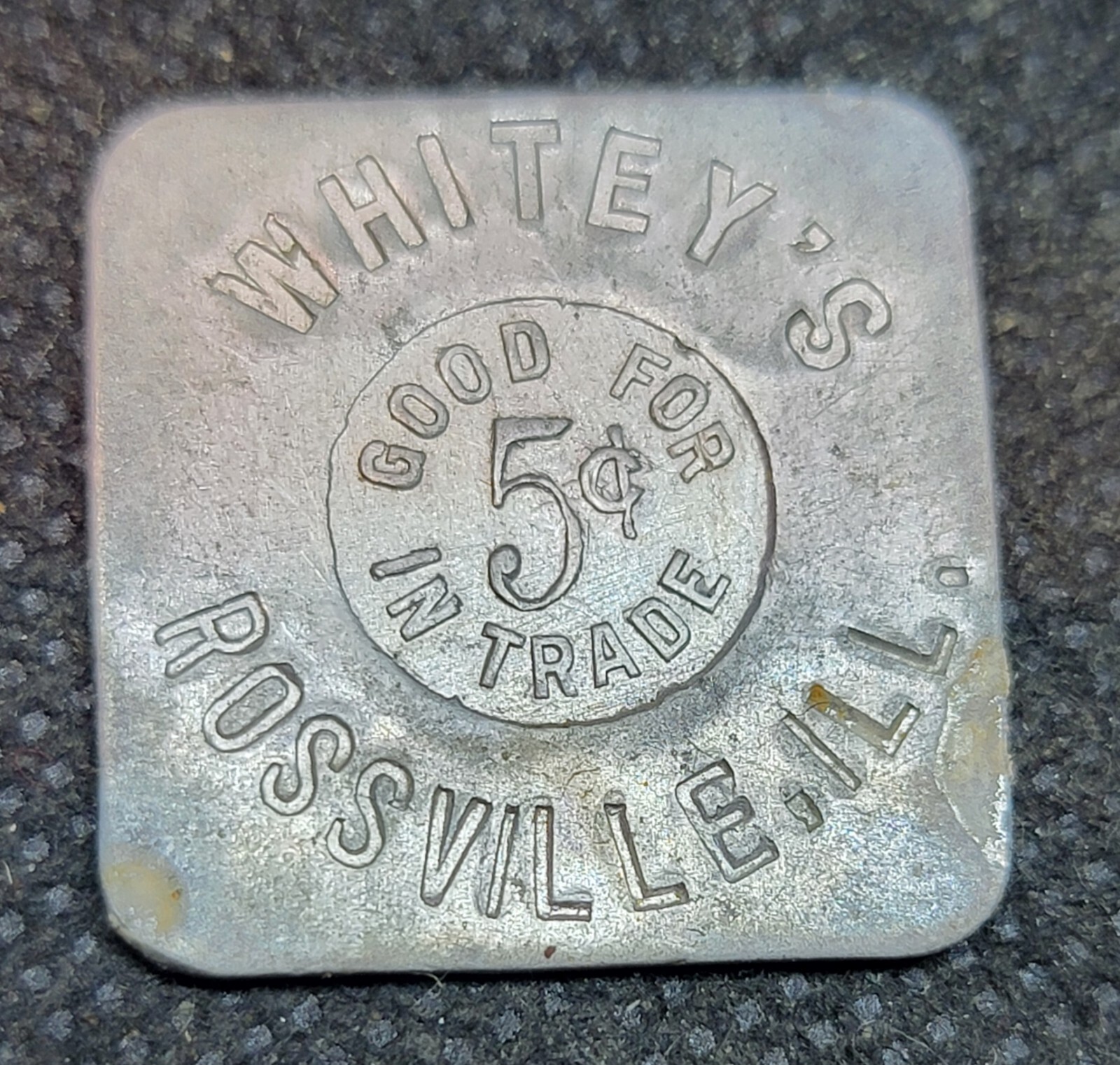 ROSSVILLE, ILLINOIS TRADE TOKEN L1095