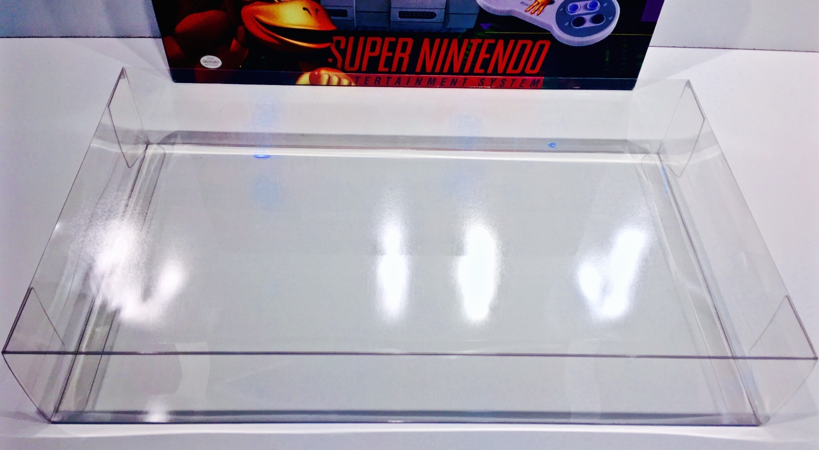 1 Console Box Protector For SNES DONKEY KONG SET   Super Nintendo Display Boxes