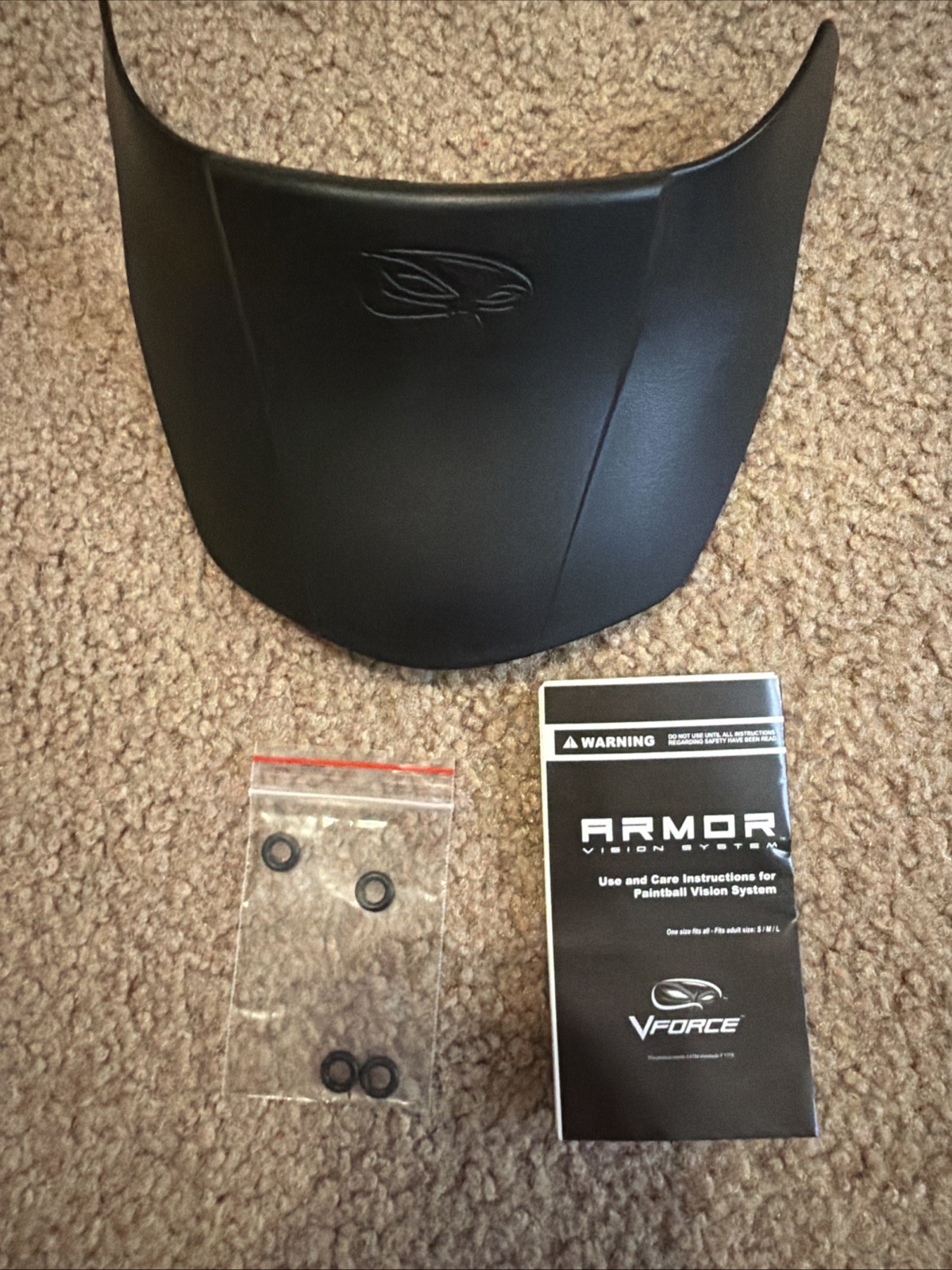 NEW V-Force Armor Replacement Paintball Goggle Mask Visor - Black