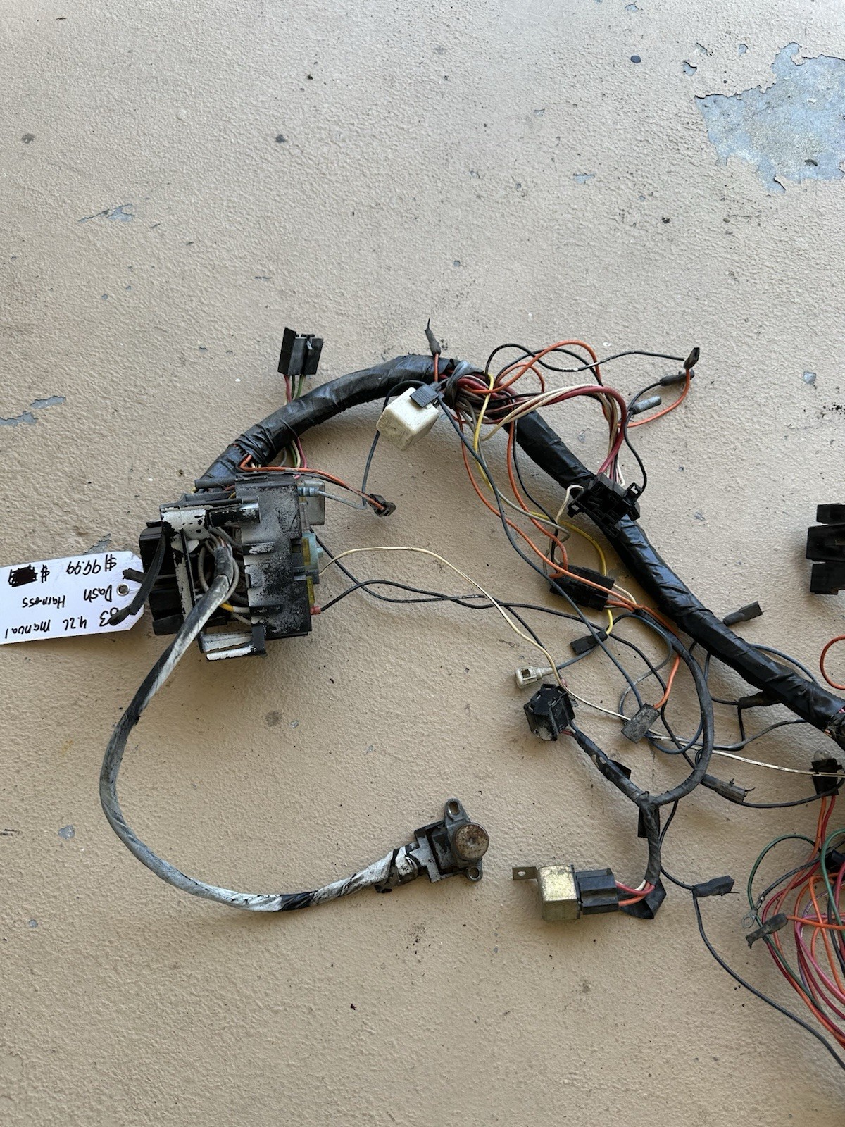 1983 Jeep Wrangler 4.2L Manual Dash Harness