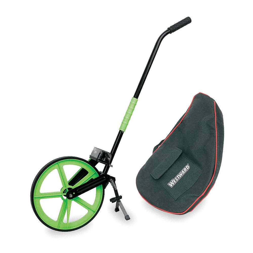 WESTWARD 1EJX8 MeasuringWheel,3Ft wheel,Cap100000Ft,Std 1EJX8