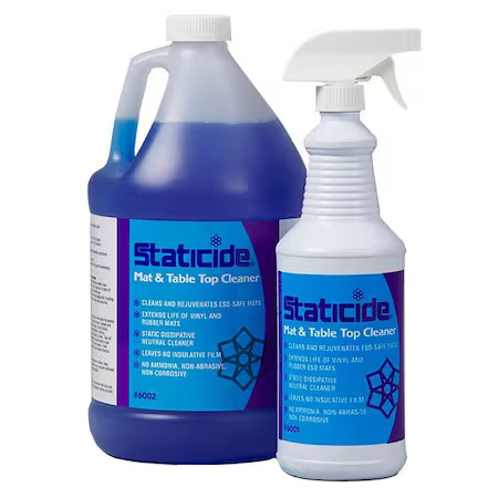Acl Staticide 6001 Mat And Table Top Cleaner, Trigger Spray Bottle, 32 Oz,