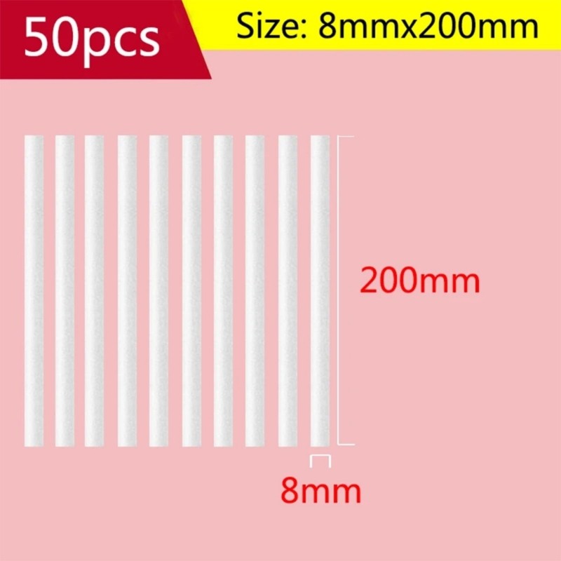 50 Pack Humidifier Replacement Wicks Humidifier Sticks Sponge Texture for Home