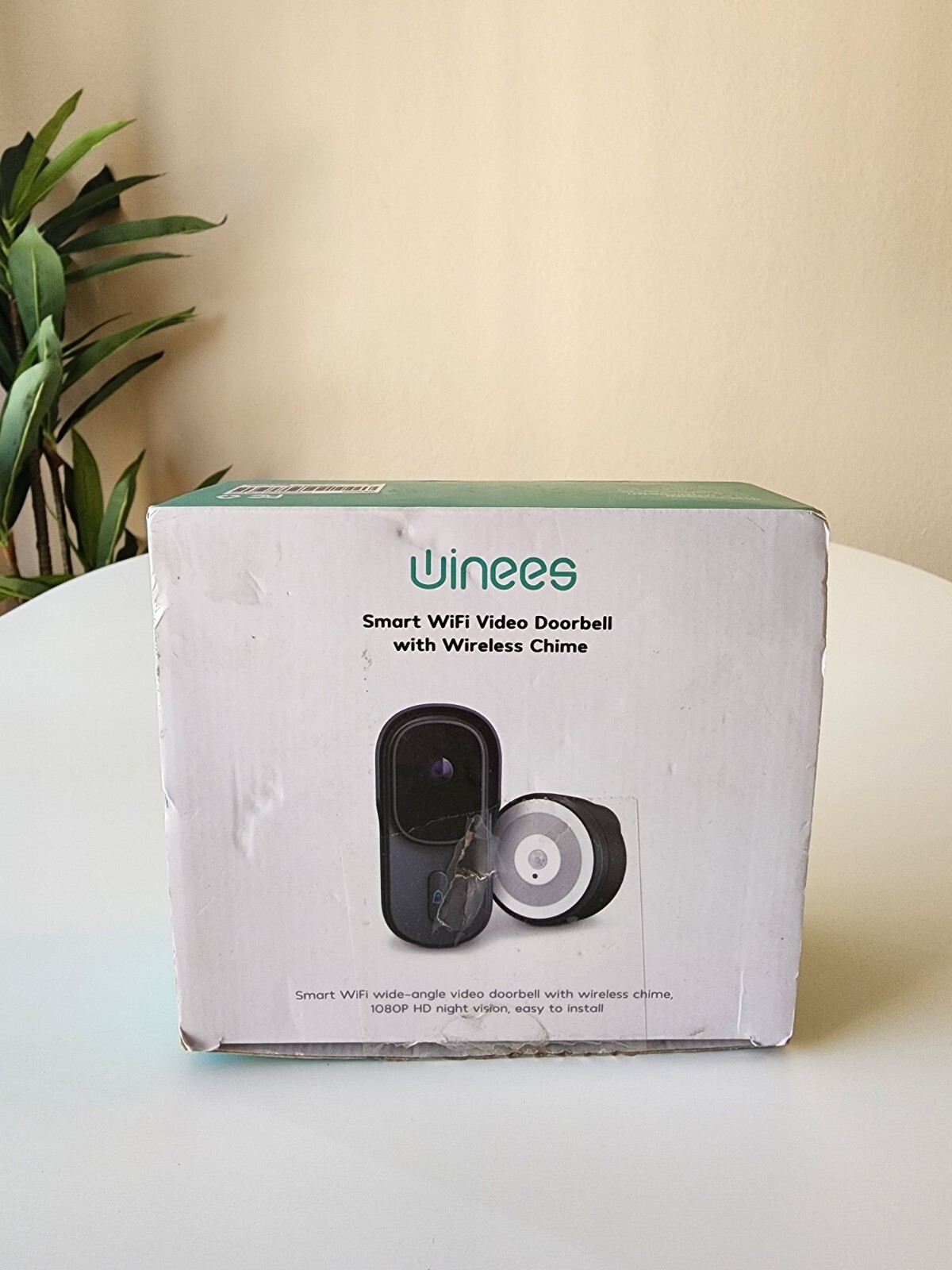 Winees Video Doorbell Camera Wireless Smart Video Doorbell with HD 1080P, 170*