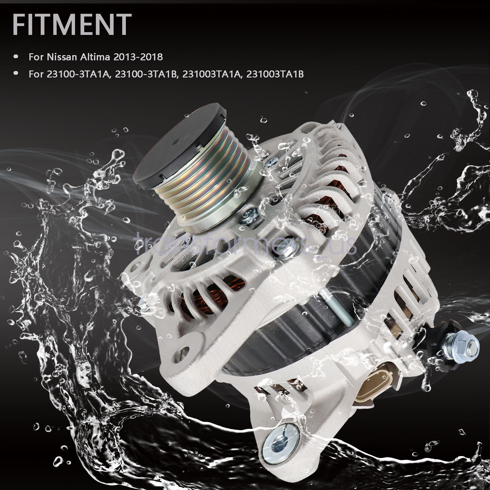 Alternator For Nissan Altima 2013 2014 2015 2016 2017 2018 2.5L 11657 231003TA1A