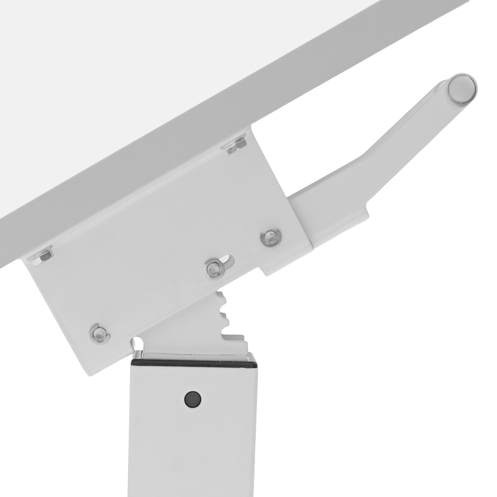 Mobile Adjustable Height Standing Desk with Tilt Top & Rolling Wheels