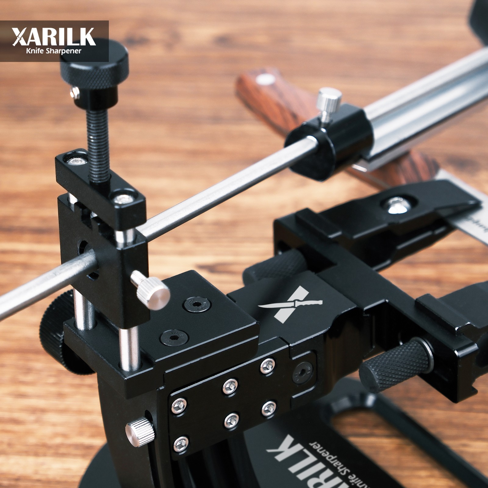 GEN4 Adjustable Guided Knife Sharpening System wIth 360° Flip Rotation