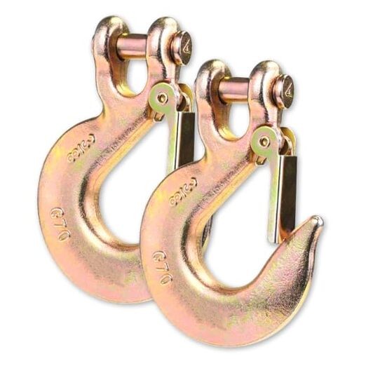 3/8'' Clevis Slip Hook with Safety Latch, 18,000 Lbs 3/8" 4 With Latch