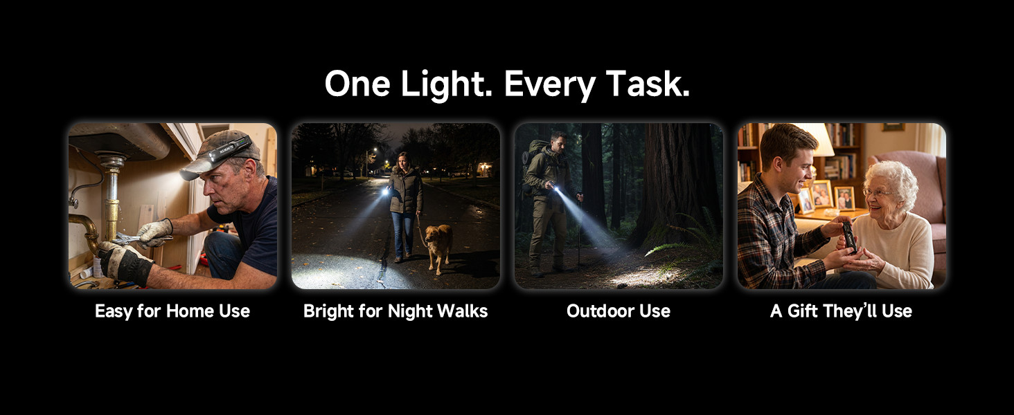 AIMWIN EI4 Flat EDC Flashlight 3000 Lumens 300M USB-C Rechargeable Turbo Strobe