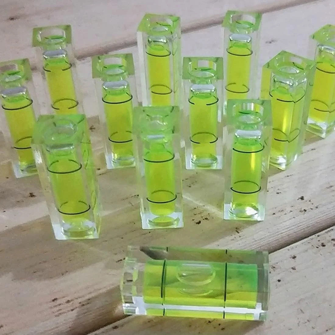 6pcs Small Bubble Level Mini Square Bubble Spirit Levels Leveling Tools New...