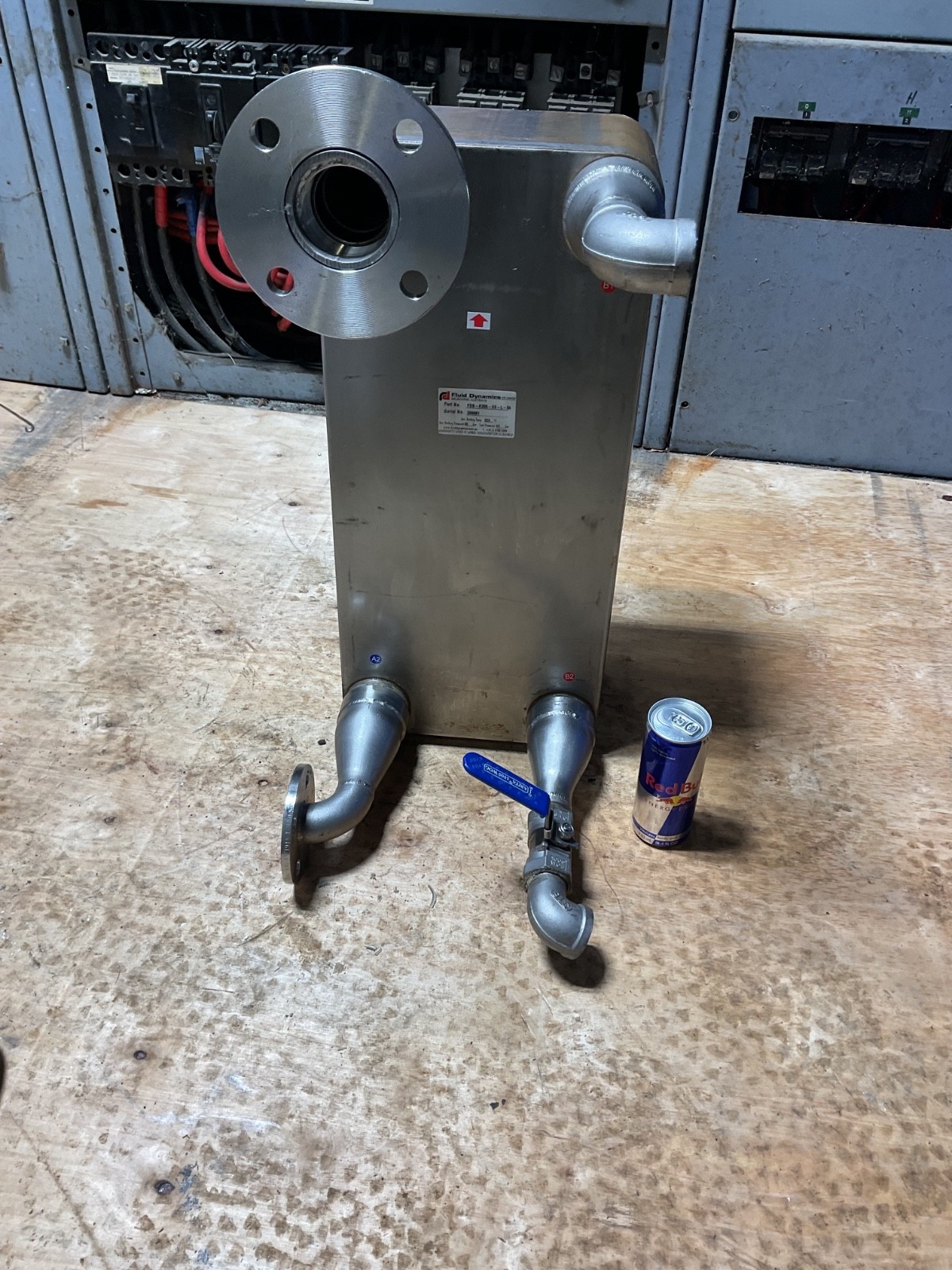 Fluid dynamics brazed plate heat exchanger