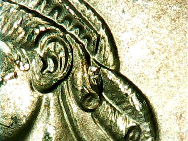 Presidential Dollar Error 2008 P Martin Van Buren Die Chip